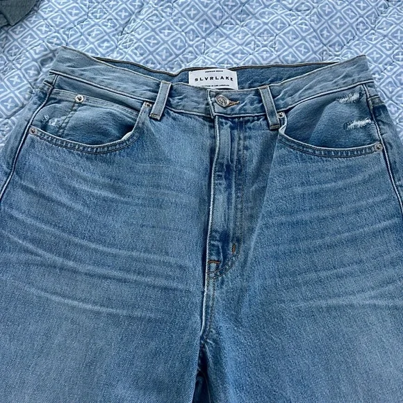 SLVRLAKE straight high rise jeans